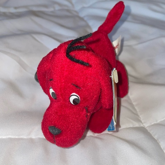 NWT vintage 1997 Clifford the big red dog keychain PBS KIDS cute mini plush - Picture 1 of 8